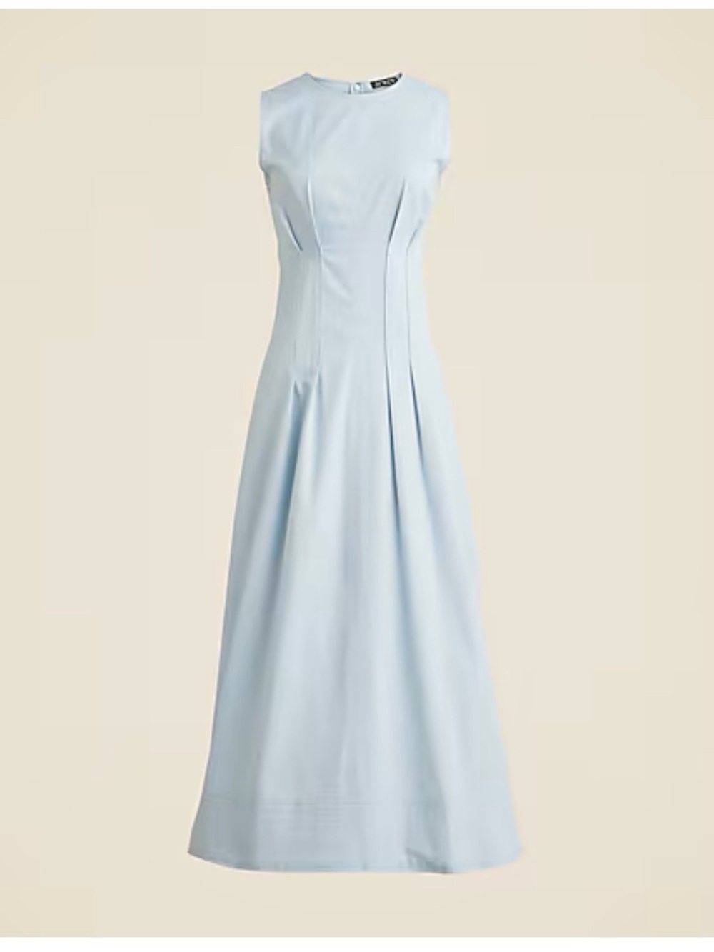 J. Crew pintucked twill dress (hemmed)
